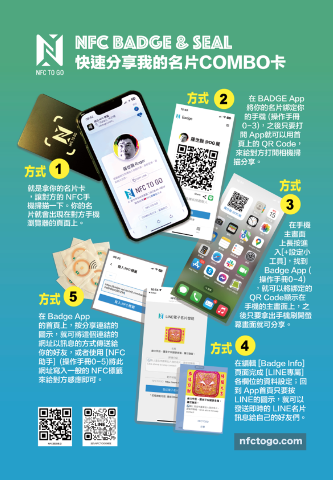 快速分享 NFC Badge 電子名片給對方的 5 種方式：內文圖片 1