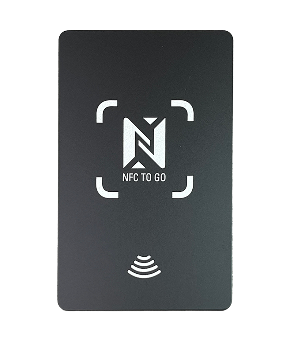 NFC BADGE 電子名片COMBO卡 (單張)(黑卡)商品圖片1